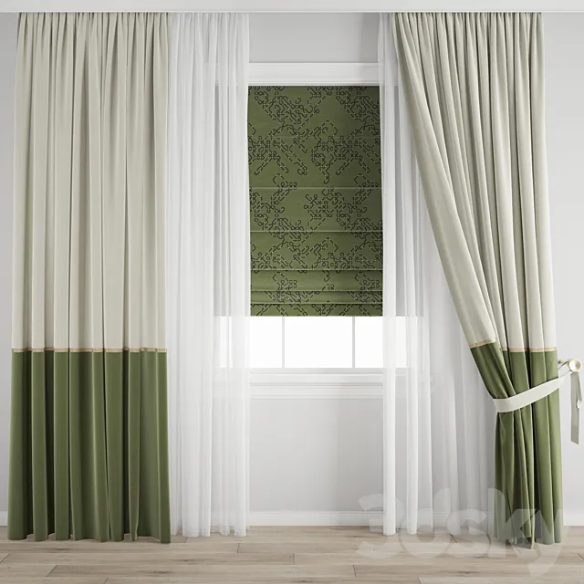 Curtain 417 3DS Max Model