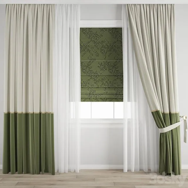 Curtain 417 3dsMax Model