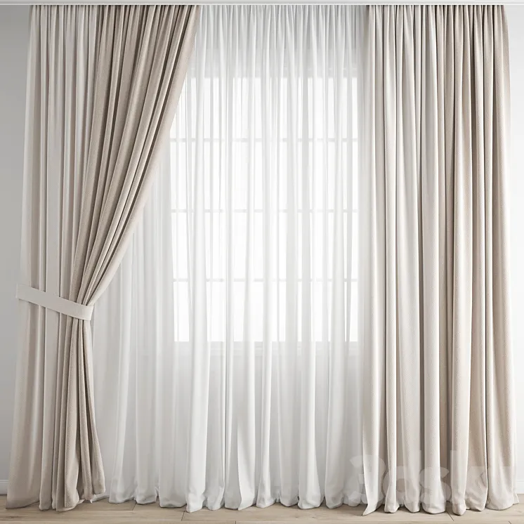 Curtain 420 3DS Max Model
