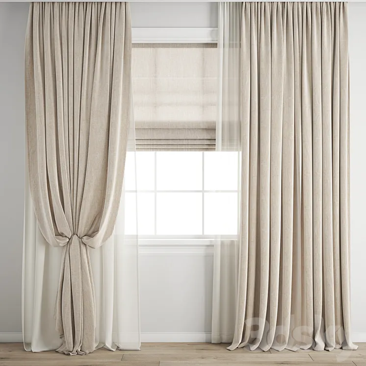 Curtain 433 3DS Max Model
