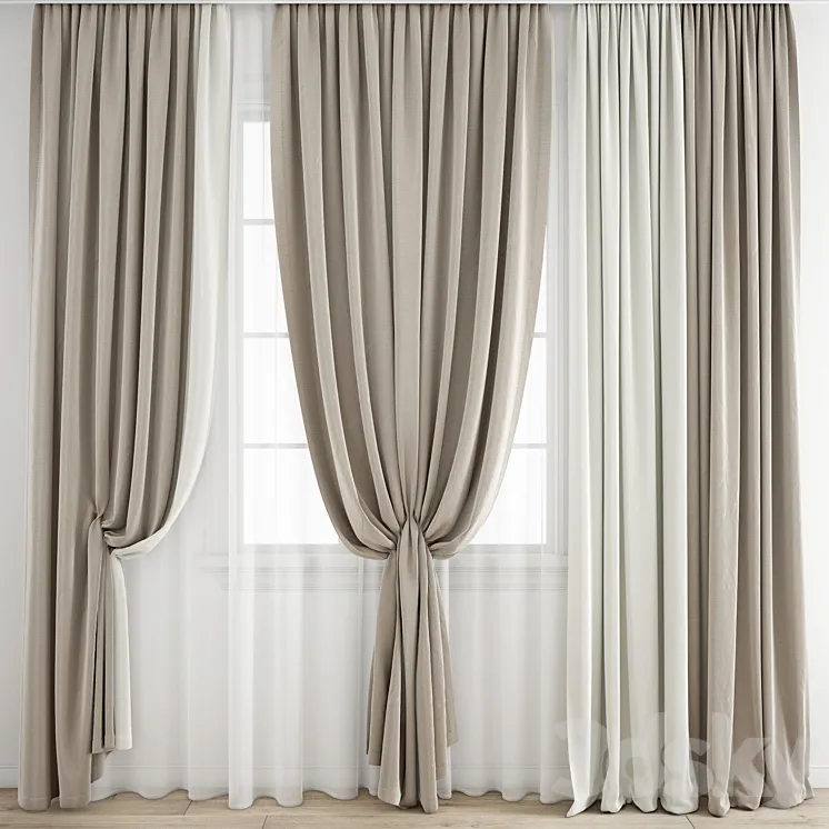 Curtain 436 3DS Max Model