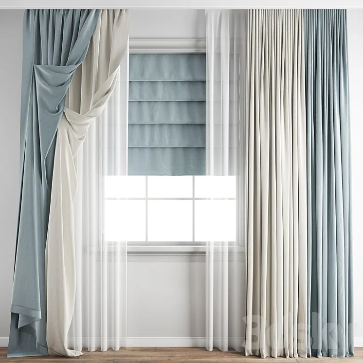 Curtain 438 3DS Max Model