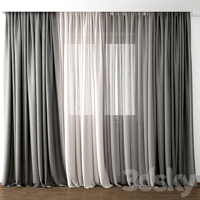 Curtain 44 3ds Max