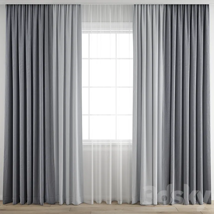 Curtain 443 3DS Max Model