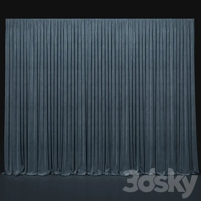 Curtain 458 3DS Max Model