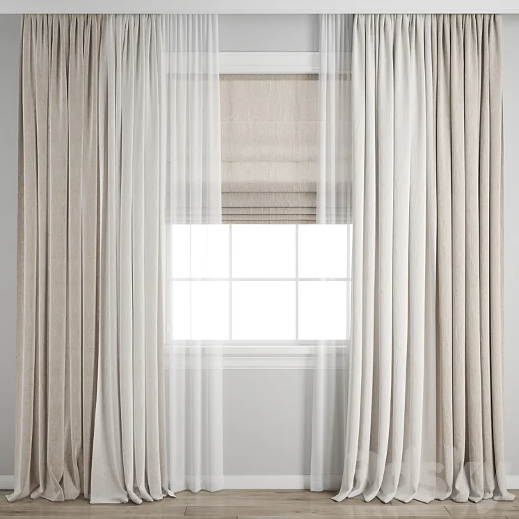 Curtain 490 3DS Max Model