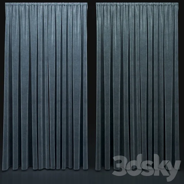 Curtain 495 3DS Max Model