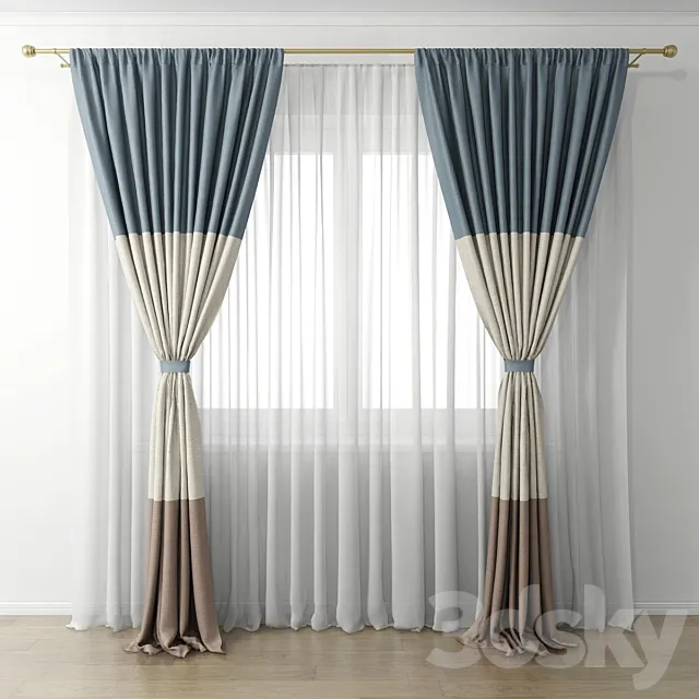 Curtain 50 3DS Max Model