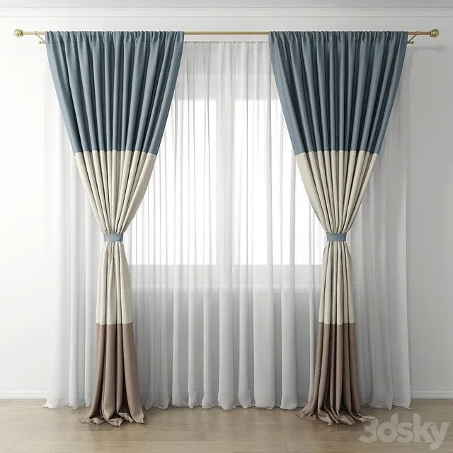 Curtain 50 3dsMax Model