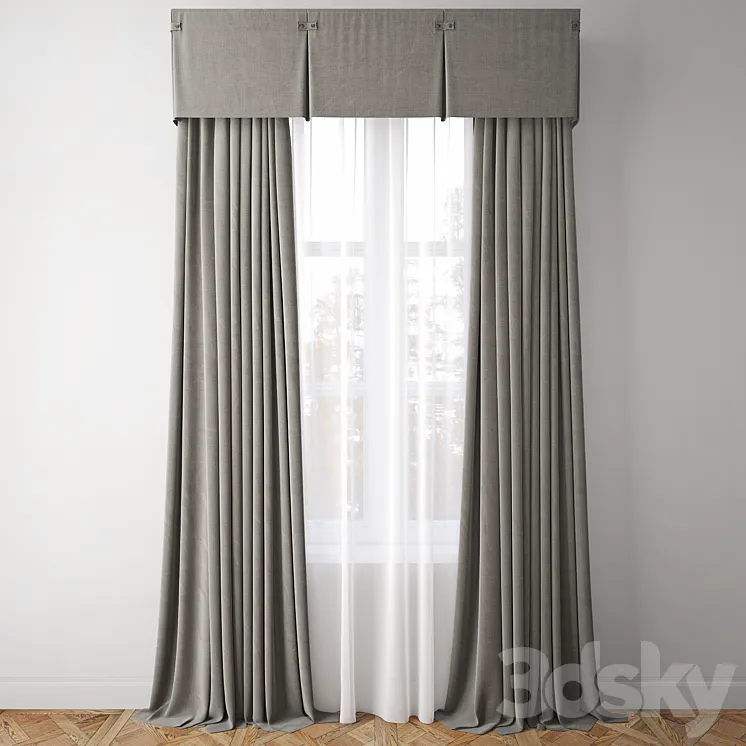 Curtain 51 3DS Max