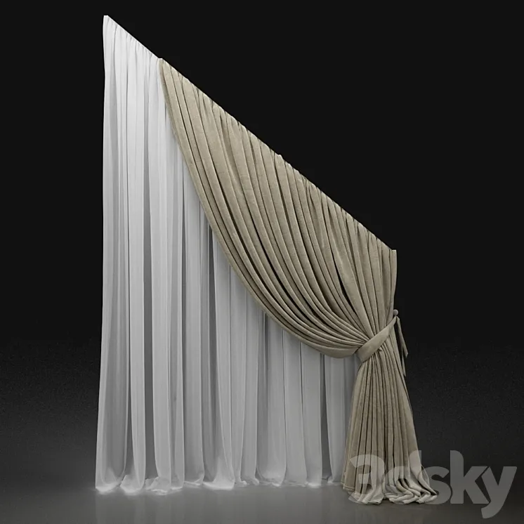 Curtain 538 3DS Max