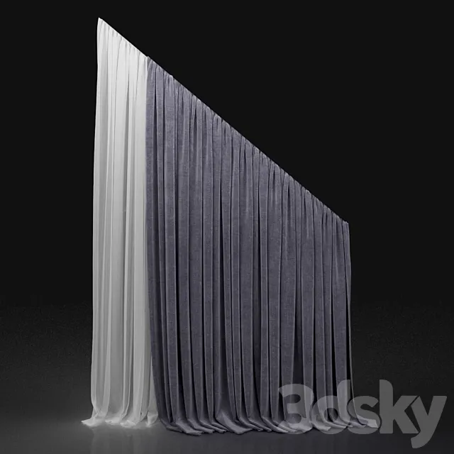 Curtain 539 3ds Max