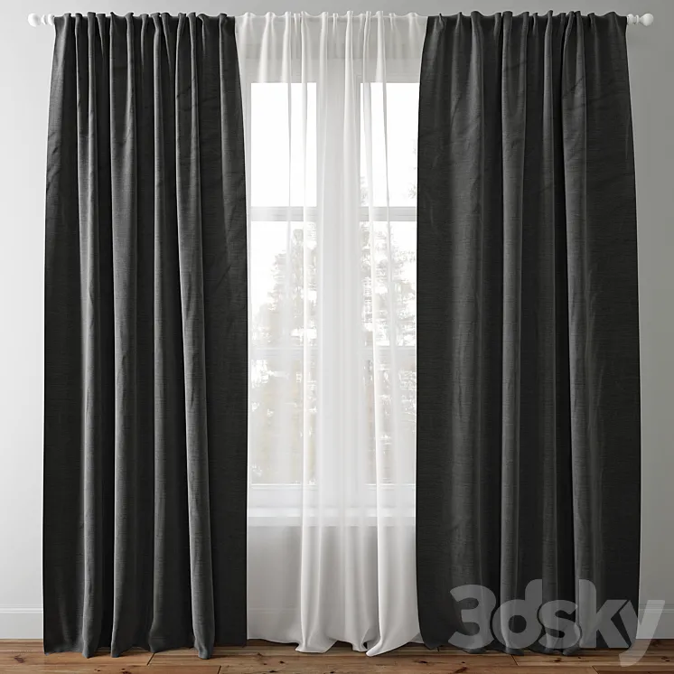 Curtain 54 3DS Max