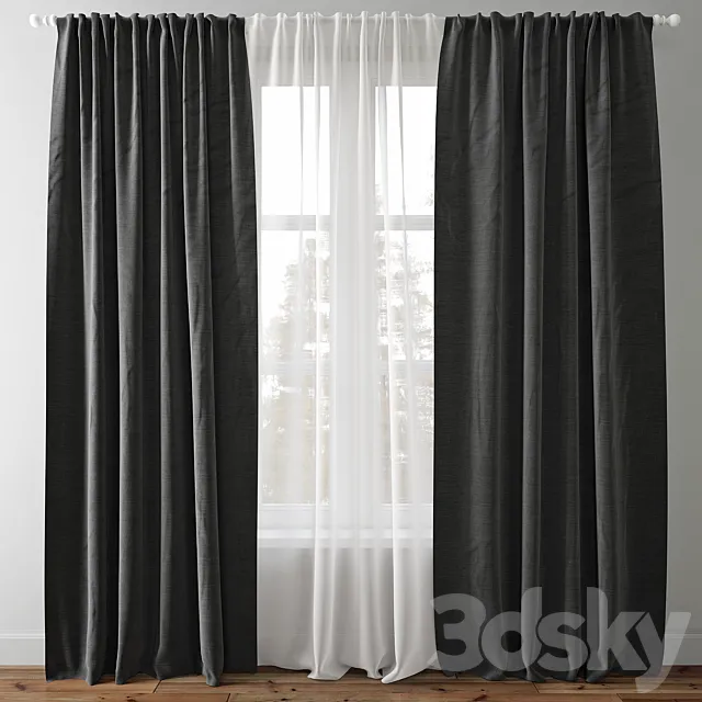 Curtain 54 3DSMax File