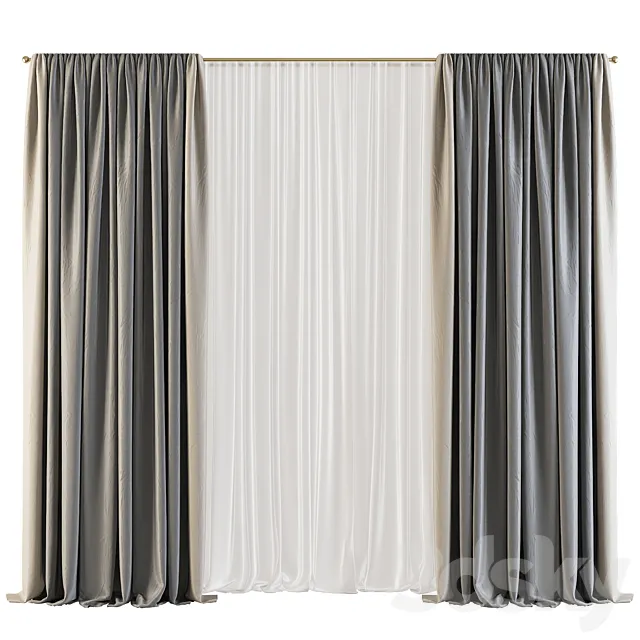 Curtain 540 3ds Max