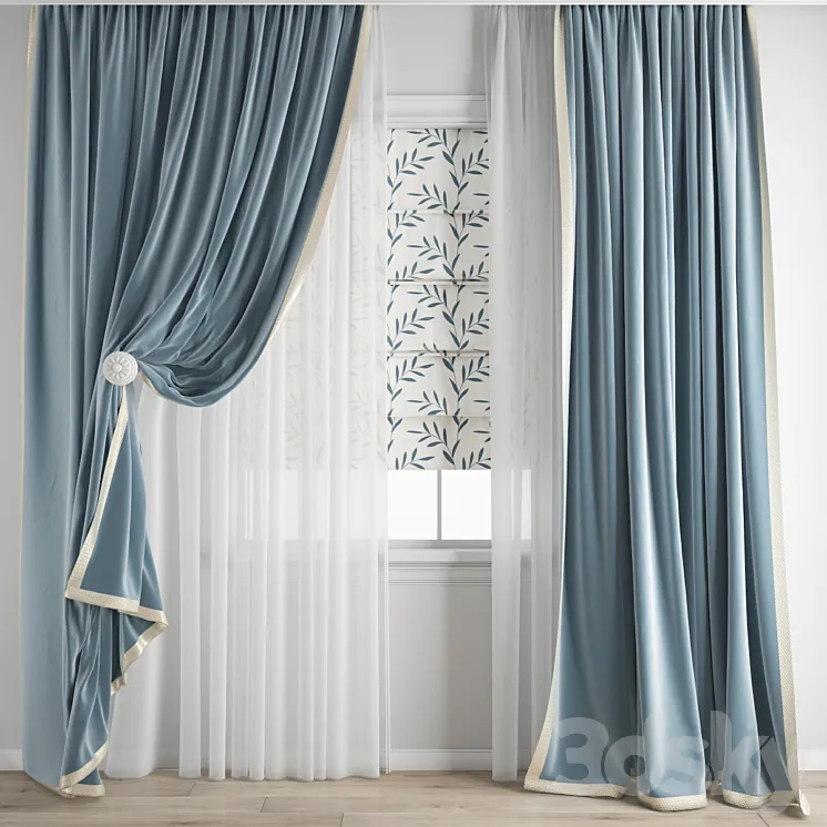 Curtain 568 3DS Max Model