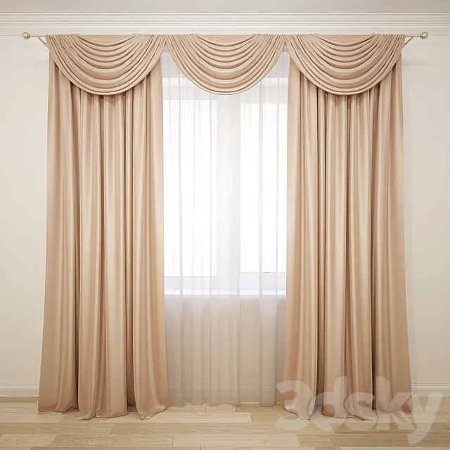 Curtain-57 3DS Max Model