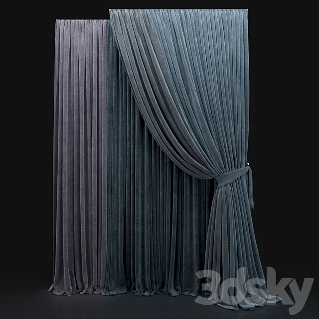 Curtain 571 3DS Max Model