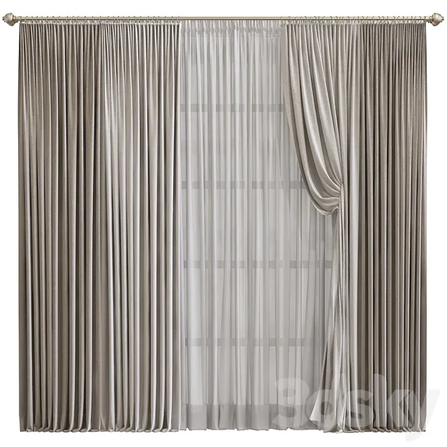 Curtain #572 3ds Max