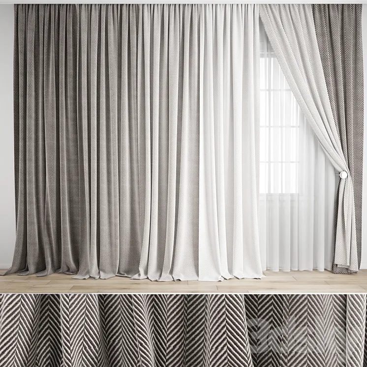 Curtain 575 3DS Max Model