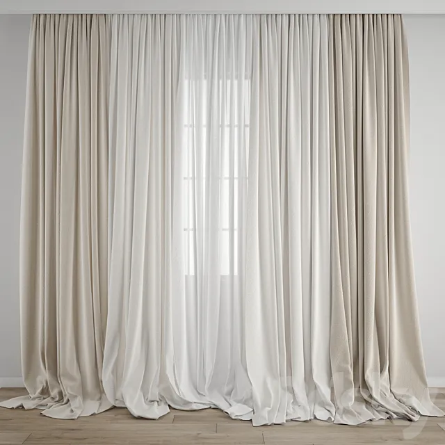 Curtain 585 3DS Max Model