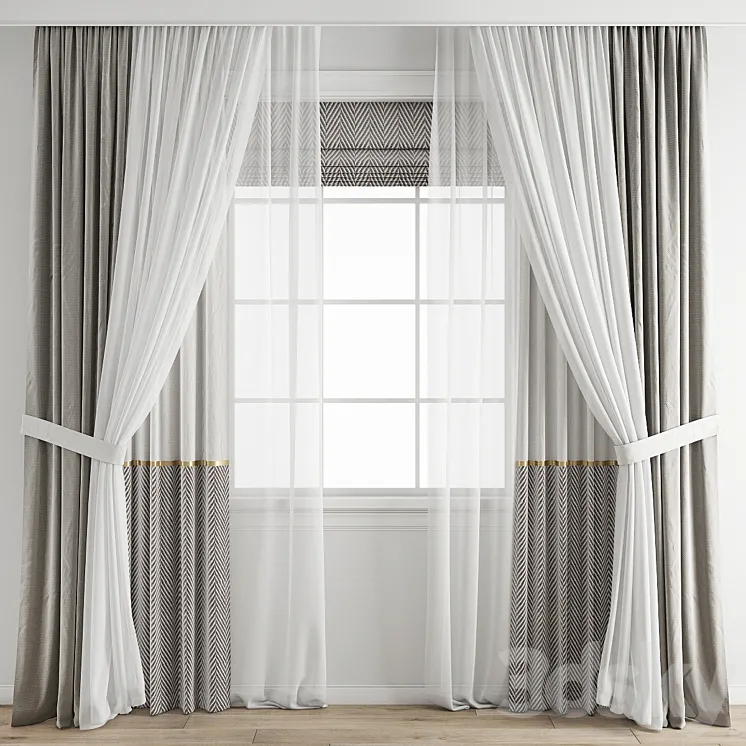 Curtain 588 3DS Max Model