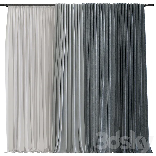 Curtain #589 3ds Max
