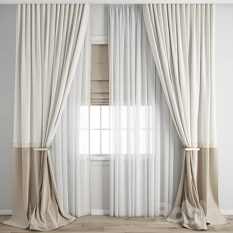 Curtain 590 3DS Max Model