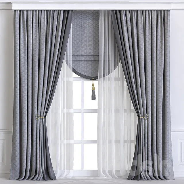 Curtain 596 3DS Max Model