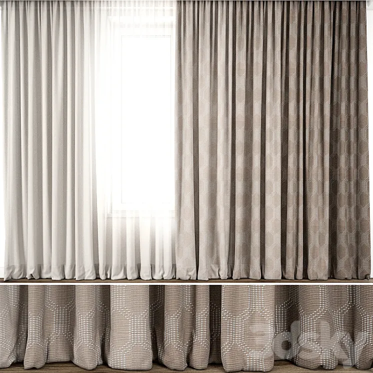 Curtain 60 3DS Max