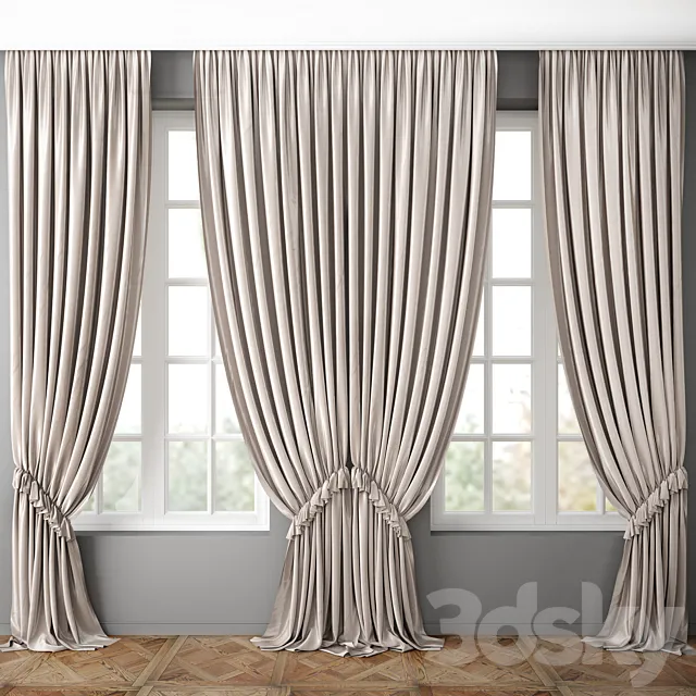 Curtain 61 3DS Max Model