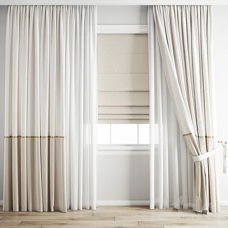Curtain 616 3DS Max Model