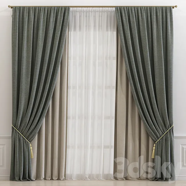 Curtain 620 3DS Max Model