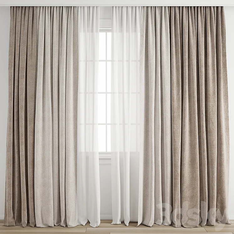 Curtain 623 3DS Max Model
