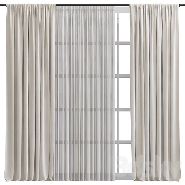 Curtain #631 3ds Max