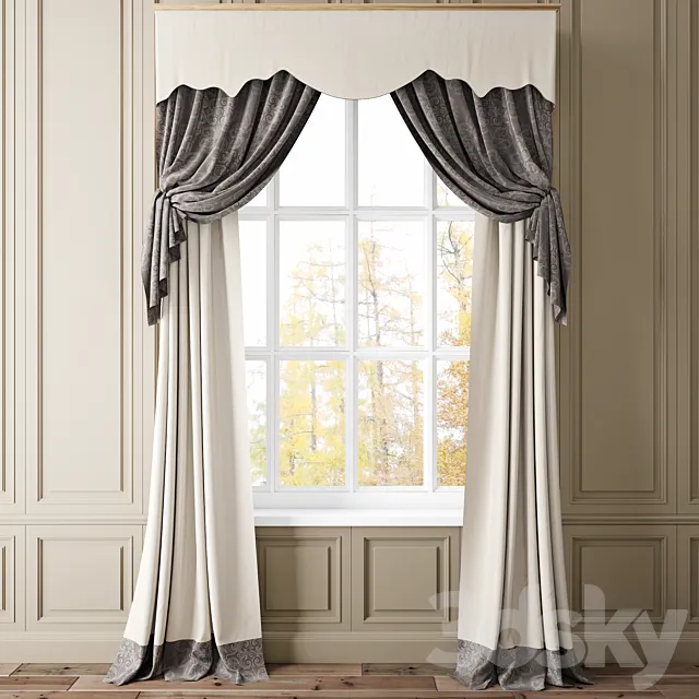 Curtain 64 3DS Max Model