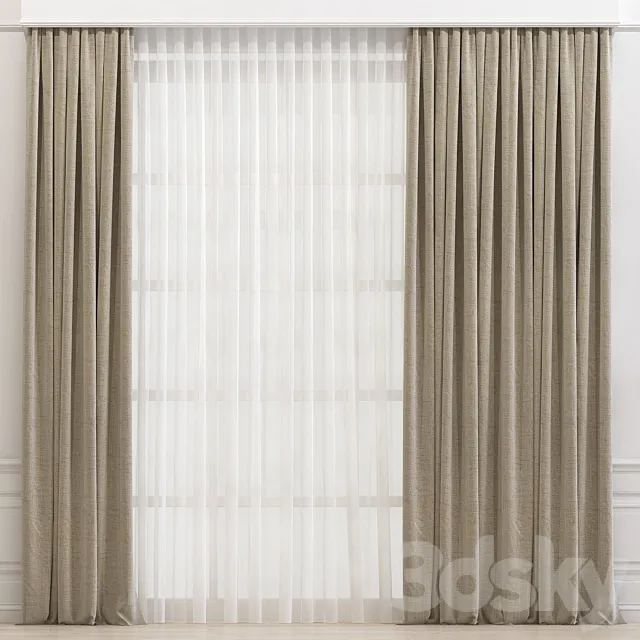 Curtain 641 3ds Max