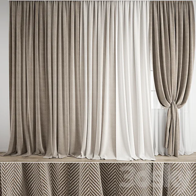 Curtain 641 3DS Max Model