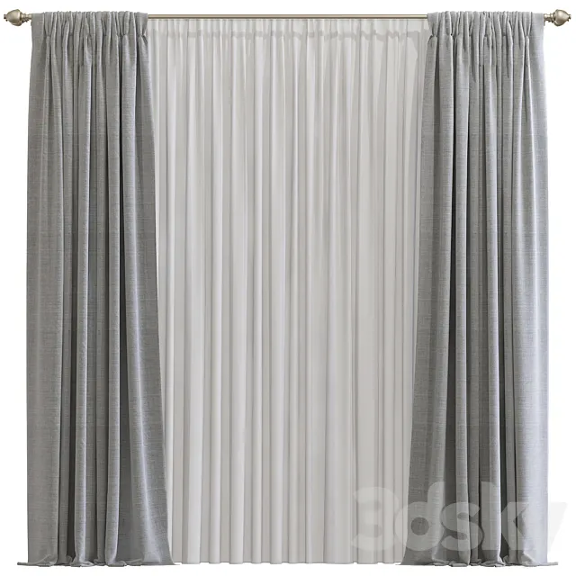 Curtain #646 3ds Max