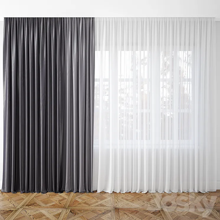 Curtain 65 3DS Max