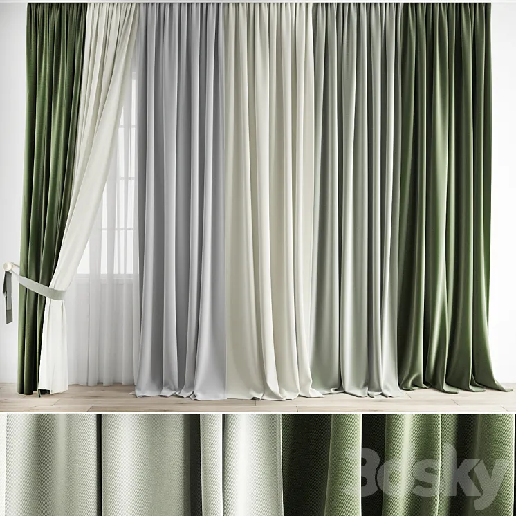 Curtain 651 3DS Max Model