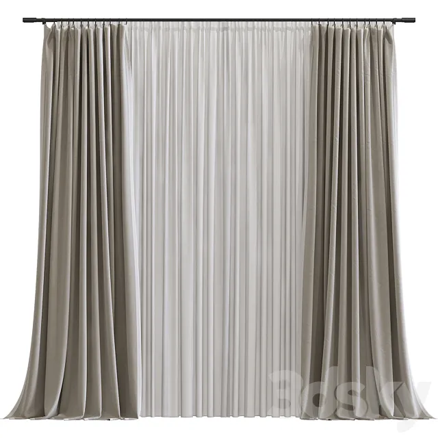 Curtain #654 3ds Max