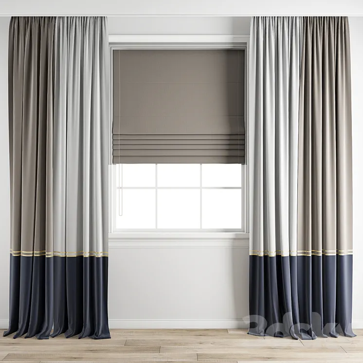 Curtain 655 3DS Max Model