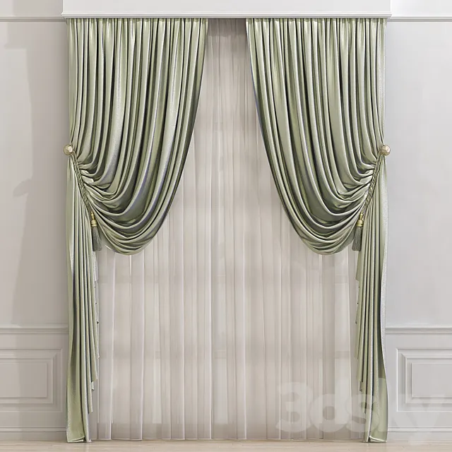 Curtain 661 3DS Max Model