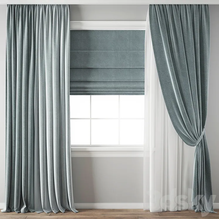 Curtain 664 3DS Max Model