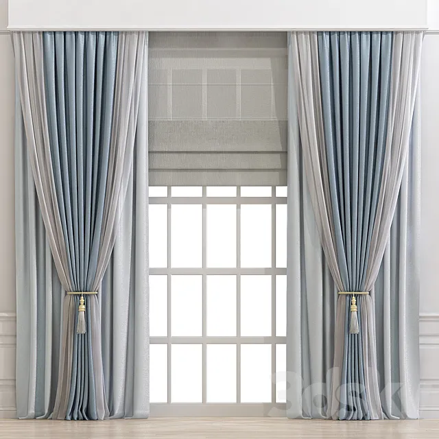 Curtain 668 3DS Max Model