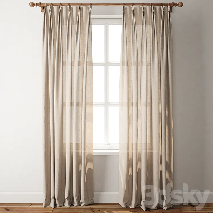 Curtain 67 3DS Max
