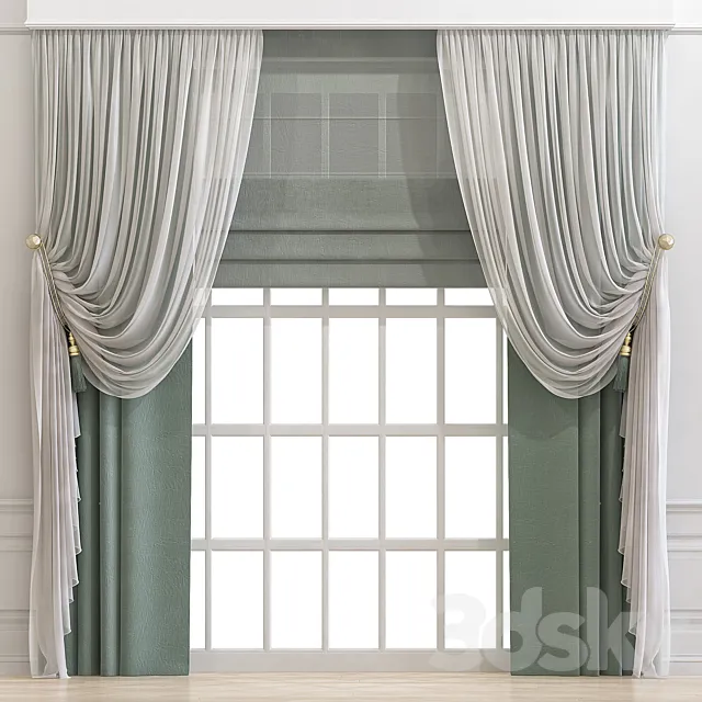 Curtain 677 3DS Max Model