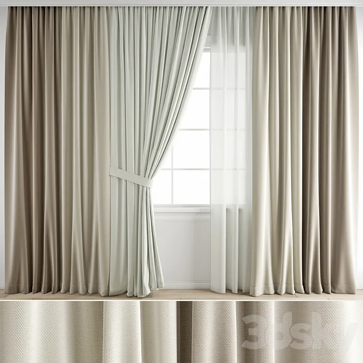 Curtain 685 3DS Max Model