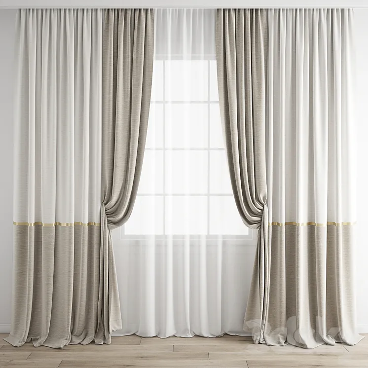 Curtain 688 3DS Max Model